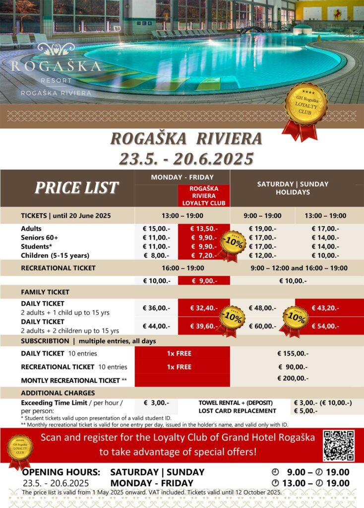 Price list 2025